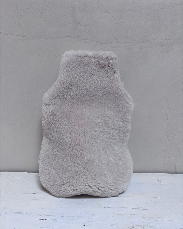 Sheepskin Hot Water Bottle Cover | Cream