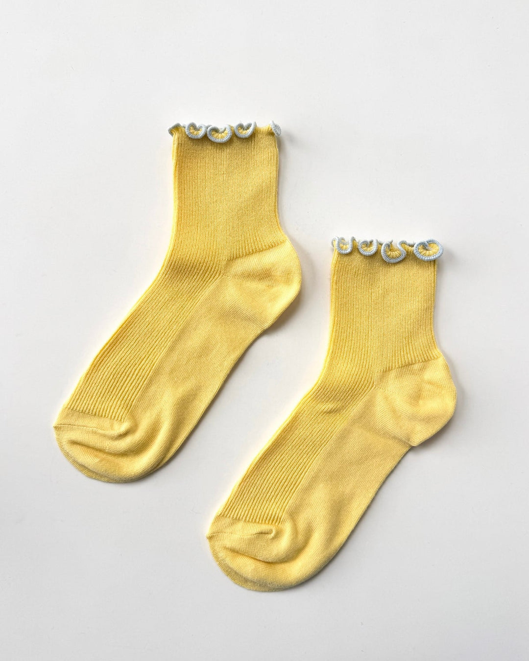 Le Bon Shoppe x Noble | Petite Ruffle Sock | Butter Baby Blue