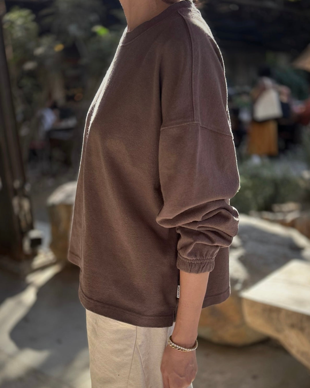Le Bon Shoppe | Naturelle Tee | Chocolate