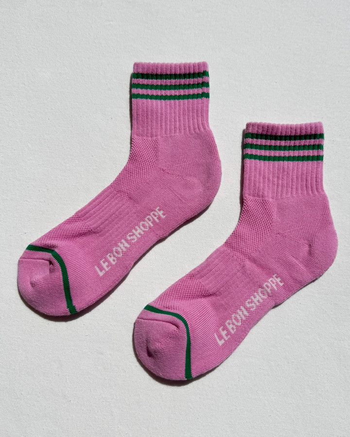 Le Bon Shoppe | Girlfriend Socks | Rose Pink