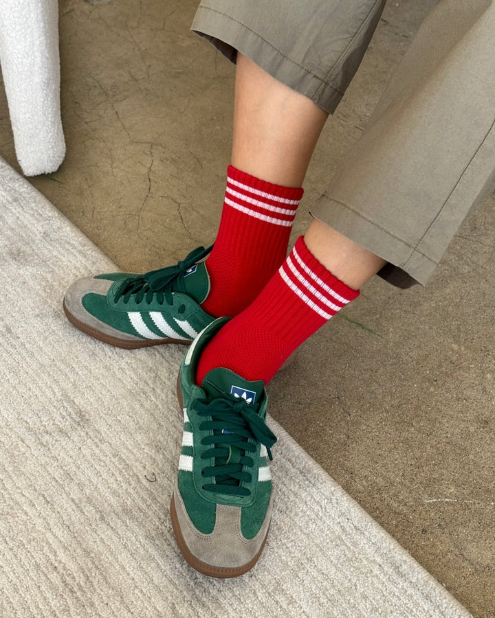 Le Bon Shoppe | Girlfriend Socks | Scarlet