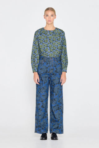 Tiny Big Sister | Berta Roses Print Denim