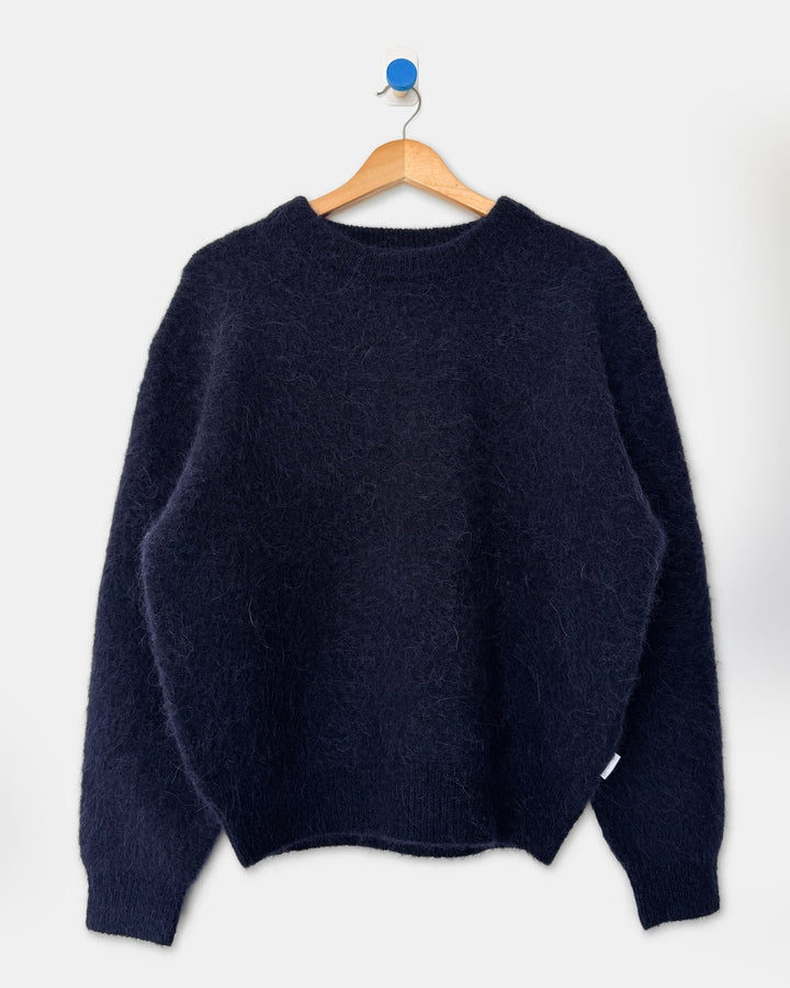 Le Bon Shoppe | Elio Crewneck Alpaca Sweater | Navy