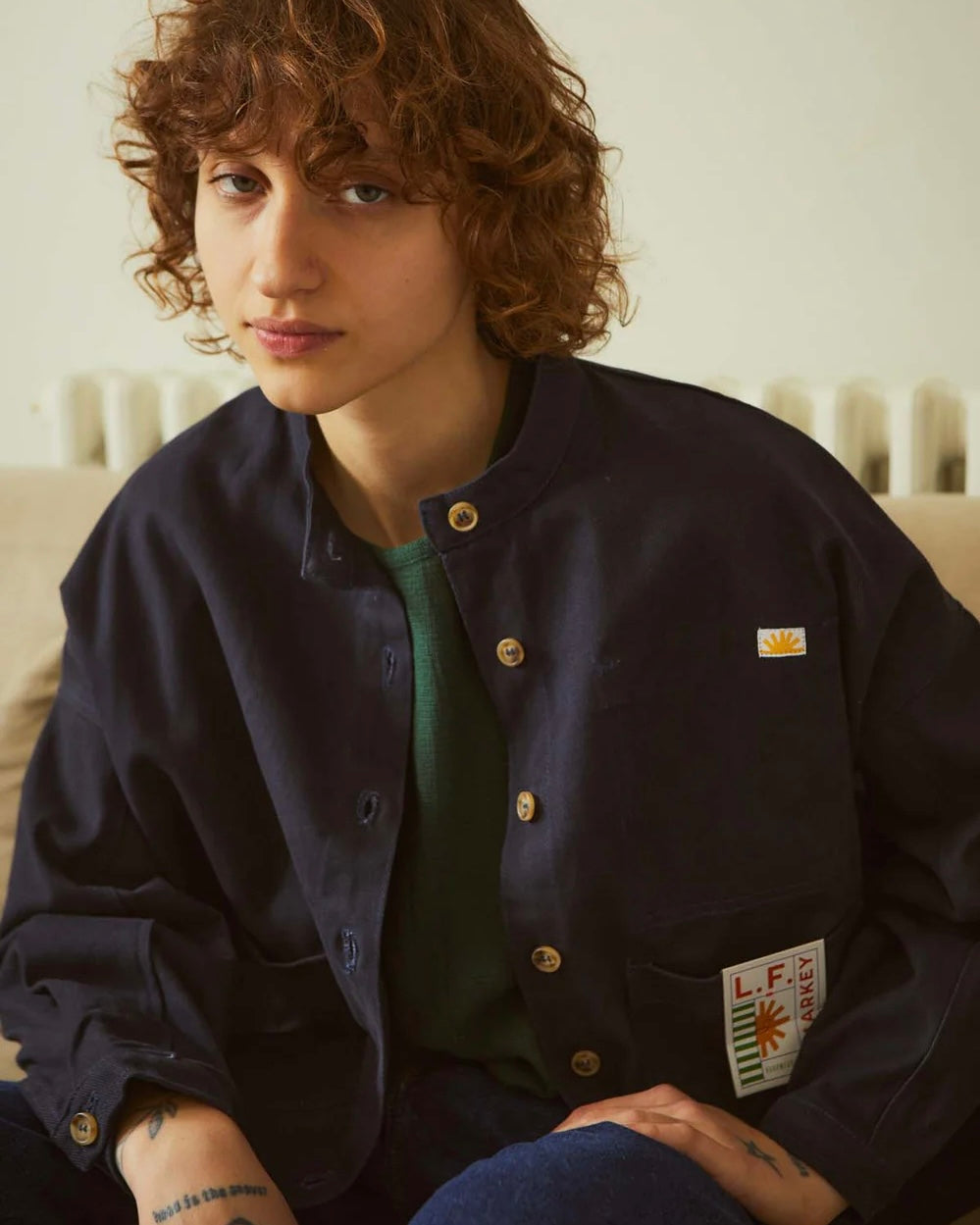 LF Markey | Wide Chore coat | Navy