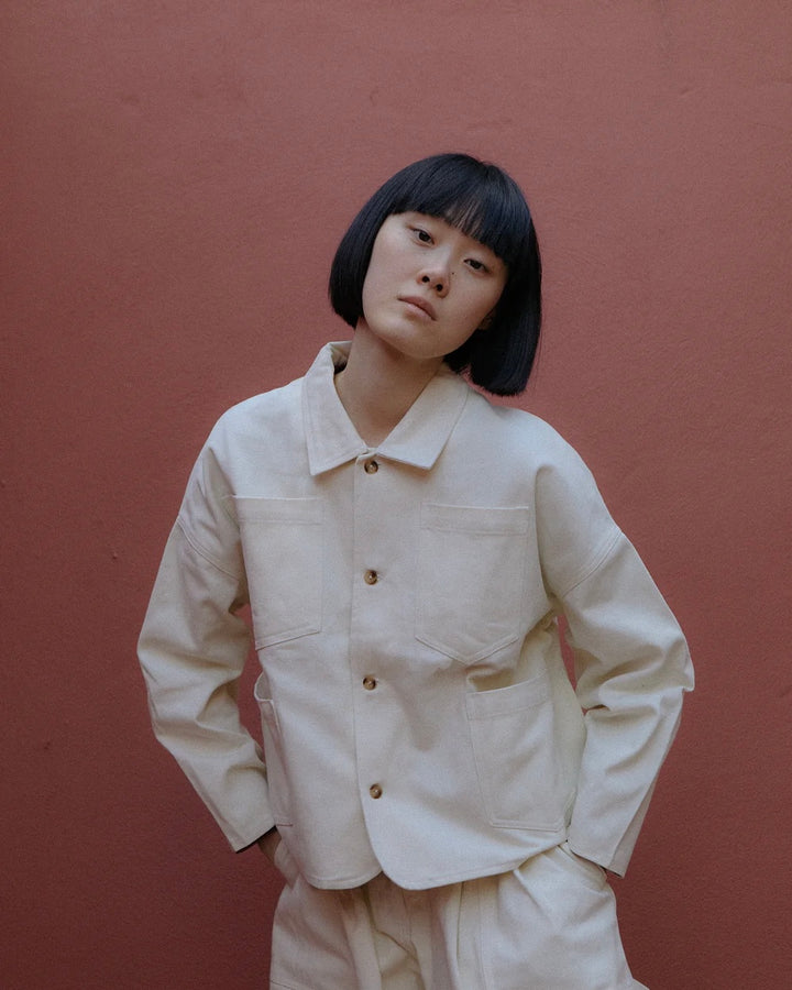 LF Markey | Carson Chore Coat | Ecru