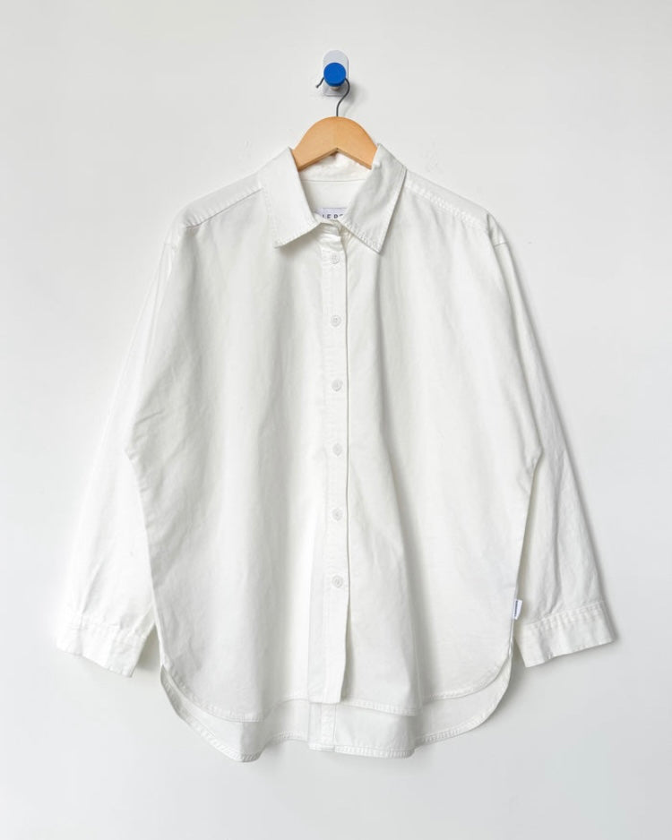Le Bon Shoppe | Owen Heavy denim shirt | White
