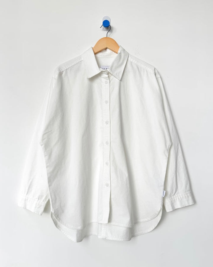 Le Bon Shoppe | Owen Heavy denim shirt | White