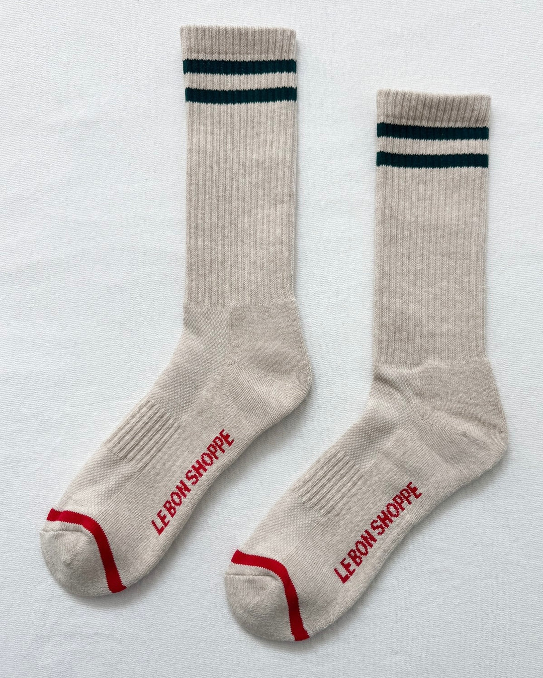 Le Bon Shoppe | Extended Boyfriend Socks | Oatmeal