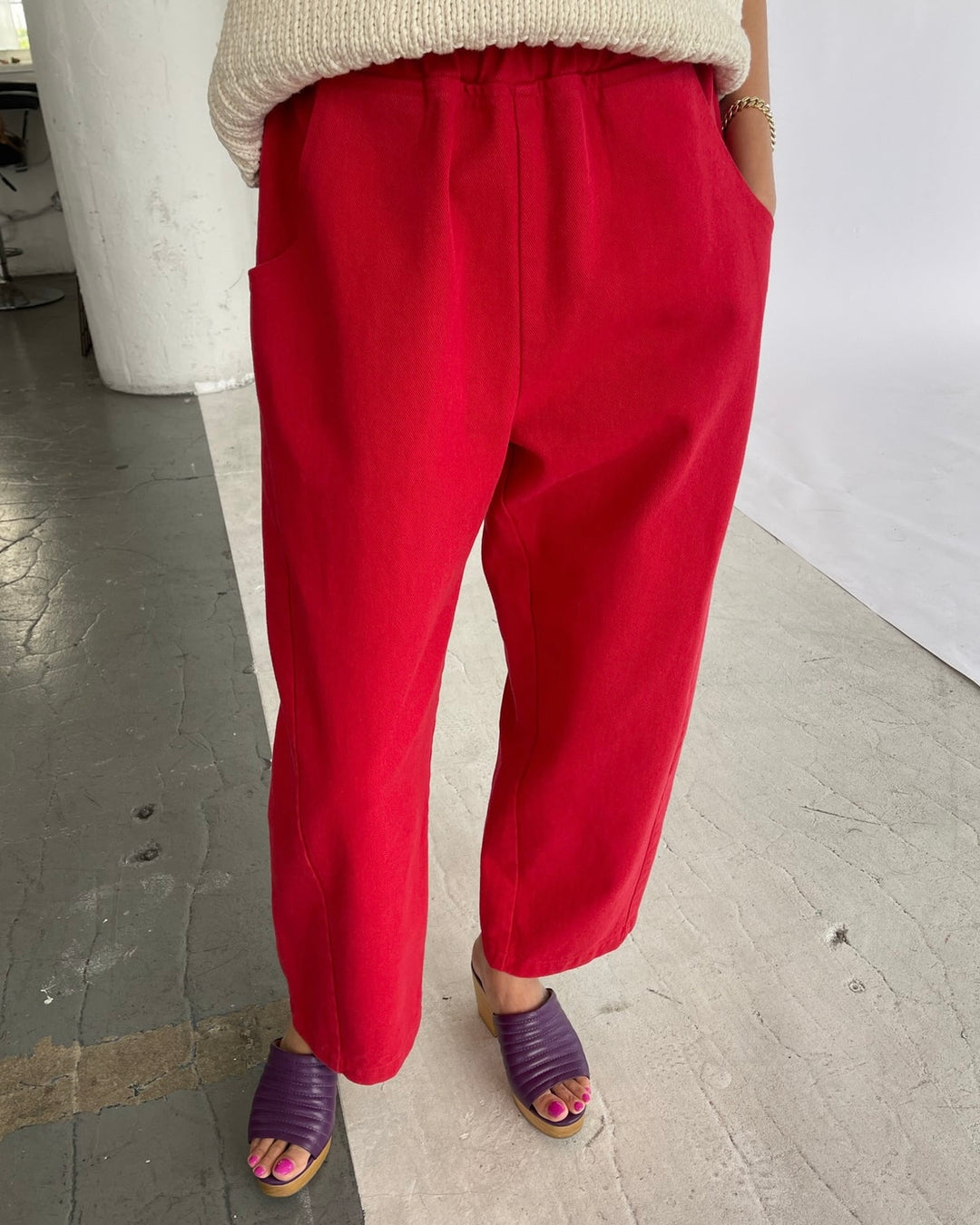 Le Bon Shoppe | Arc pants | Crayon Red