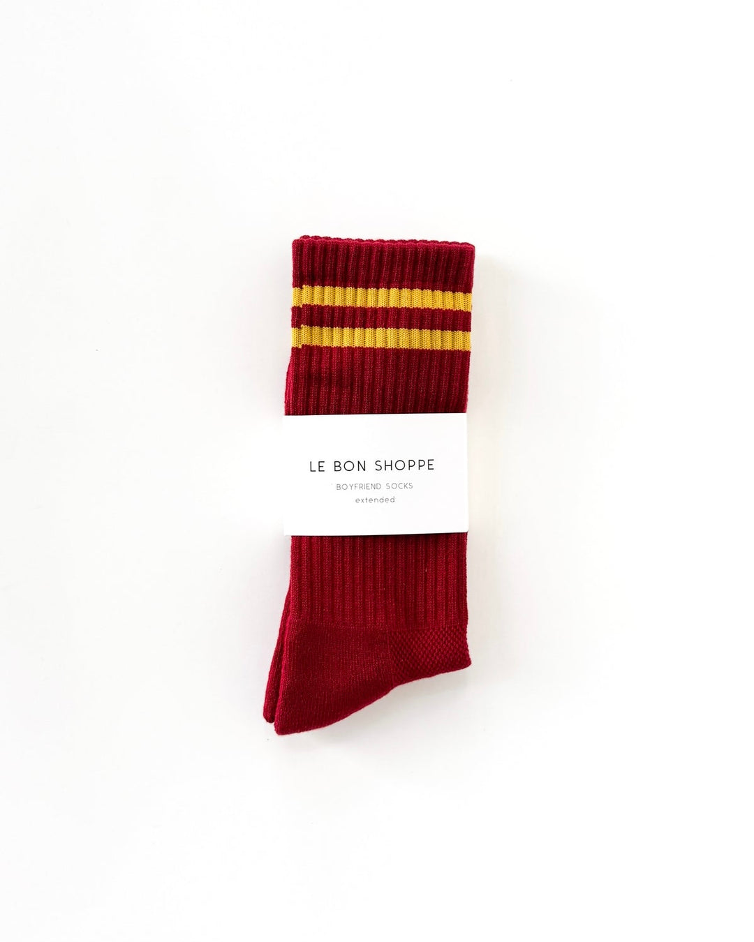Le Bon Shoppe | Extended Boyfriend Socks | Cardinal