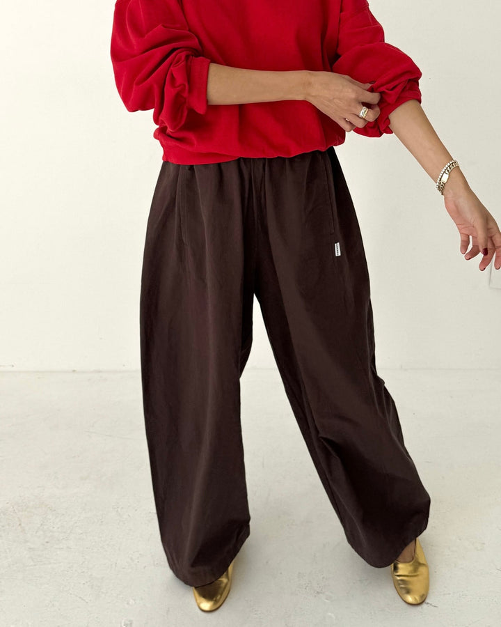 Le Bon Shoppe | Parachute Pants | Dark Brown