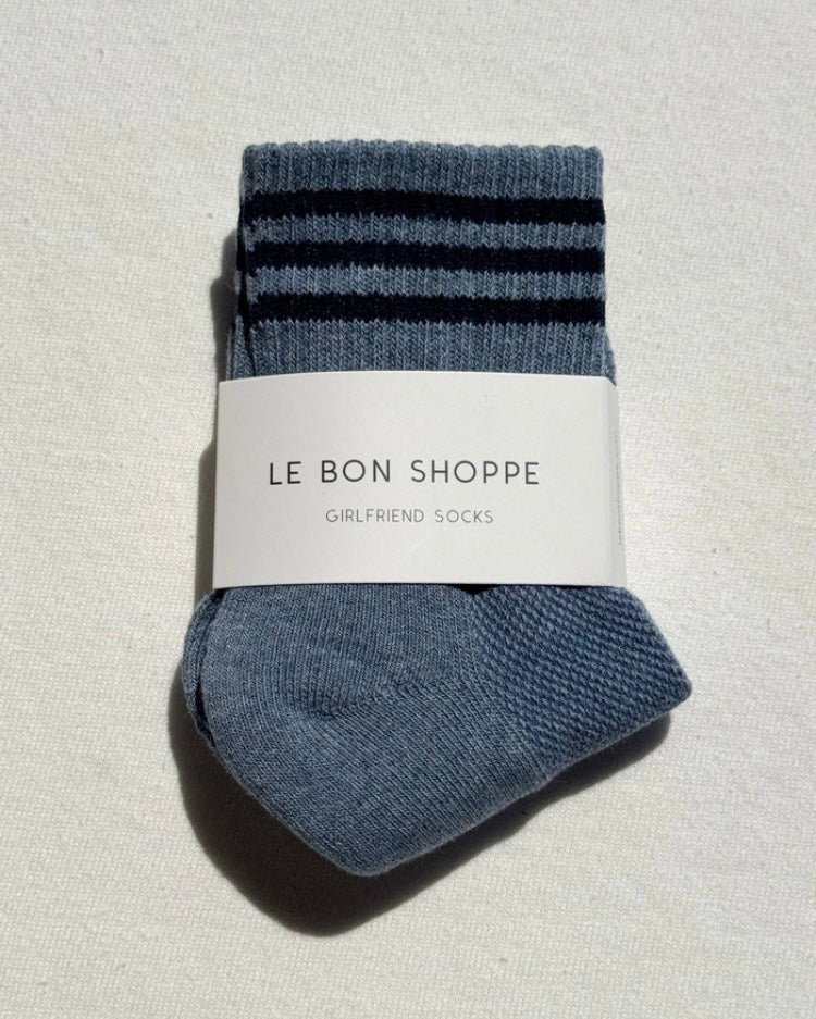 Le Bon Shoppe | Girlfriend Socks | Indigo