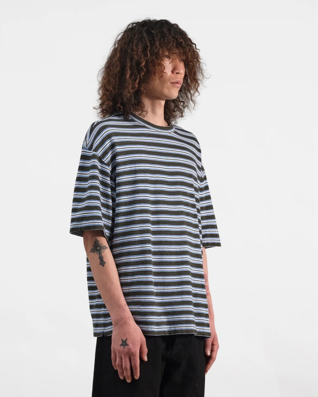 YMC | Triple T Shirt | Dark Green Multi
