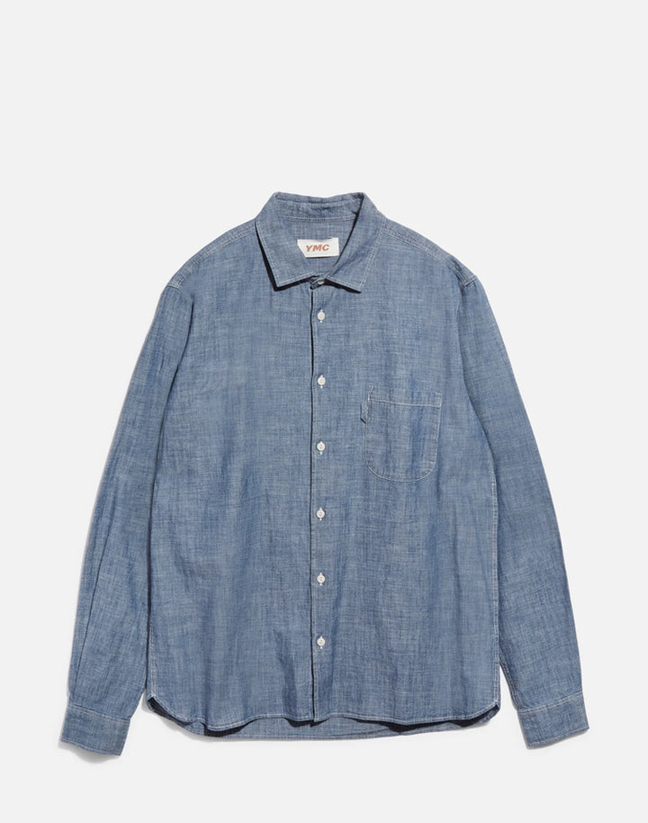 YMC | Curtis Shirt | Light Indigo