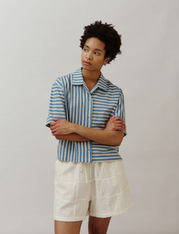 Sideline | Stella Shirt | Blue Stripe