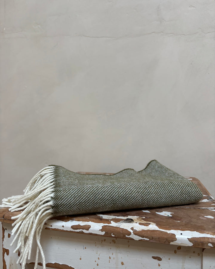 McNutt | Unisex Lambswool Scarf | Landscape Herringbone