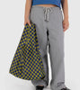 Baggu | Reusable Bag | Pear Navy Check