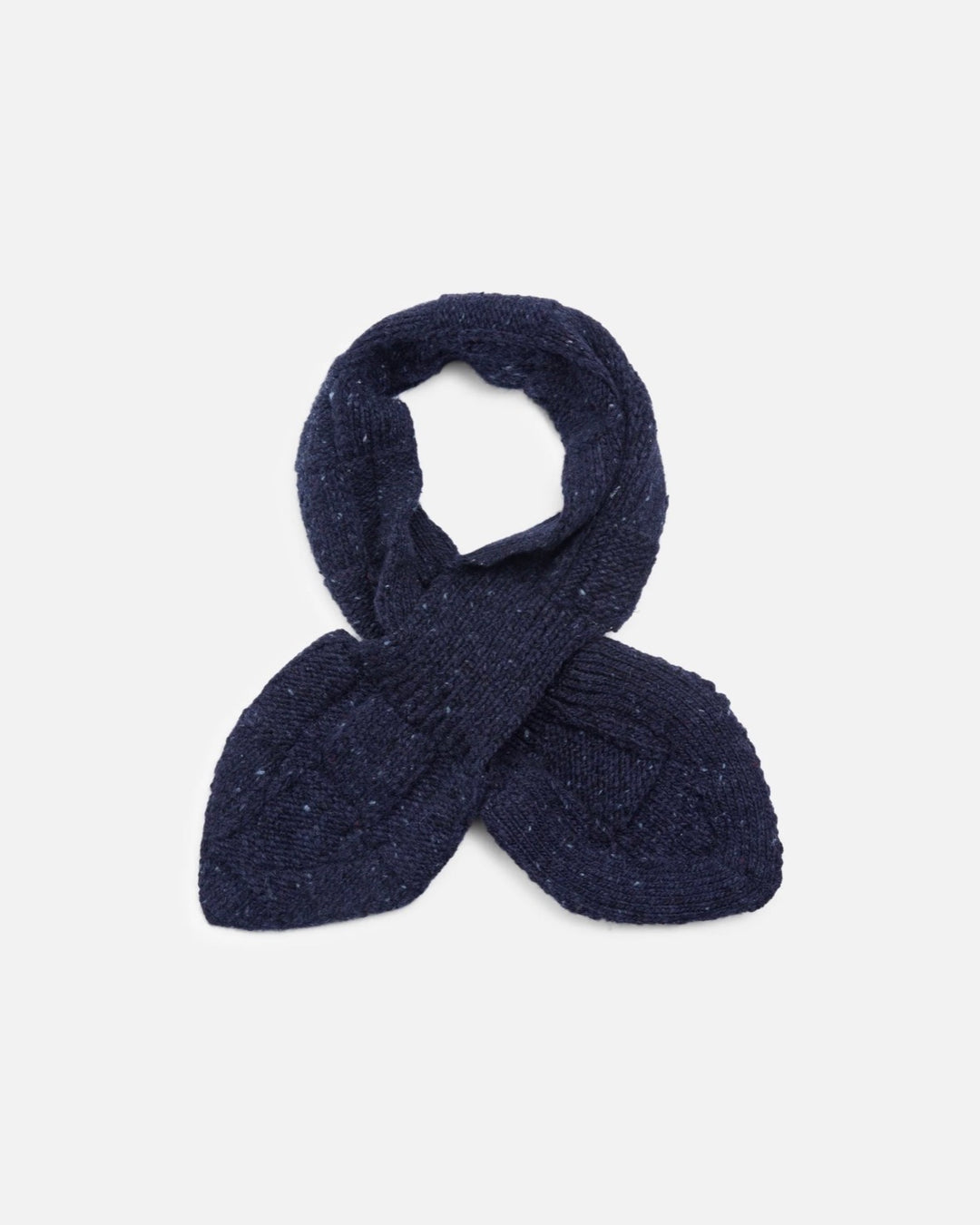 YMC | Donegal Waffle Slot Scarf | Grey or Navy