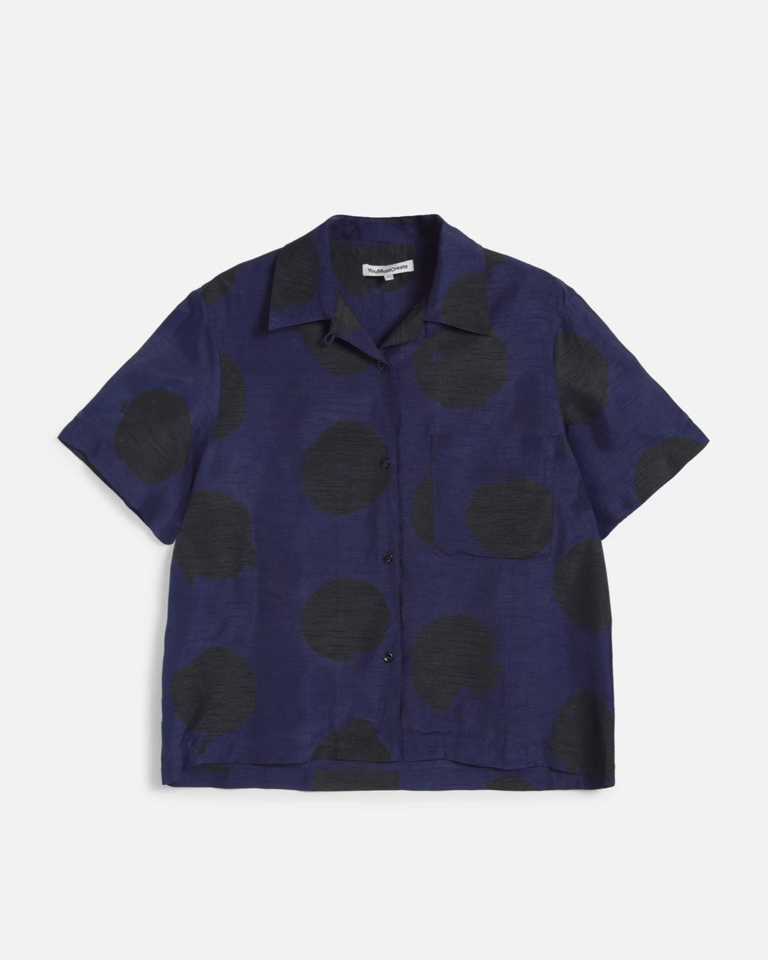 YMC | Vegas Shirt | Bleeding polka dot print