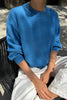 Le Bon Shoppe | Milo Cotton Sweater | Blue