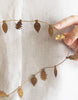 Fog Linen | Brass Garland | Leaf