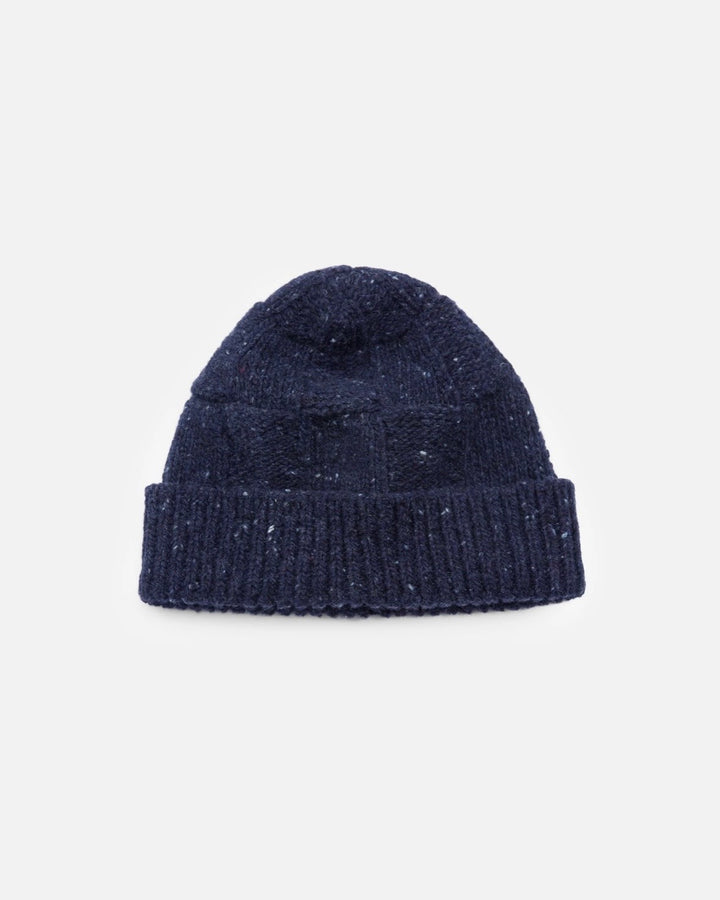 YMC | Donegal Waffle Beanie | Grey or Navy