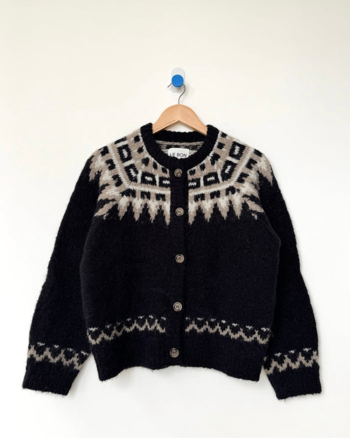 Le Bon Shoppe | Alpaca Cabin Cardigan | Black (Pre Order)