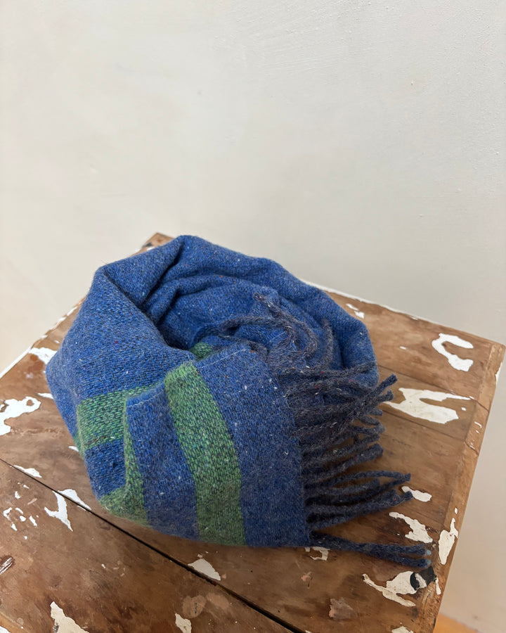 McNutt | Unisex Forever Lambswool Scarf | Ocean Stripe