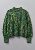 Toast | Space Dyed Hand Loomed Sweater | Green