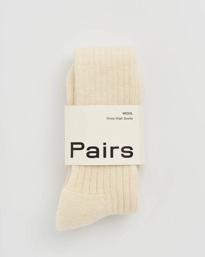 Pairs | Knee High Socks | Clotted Cream