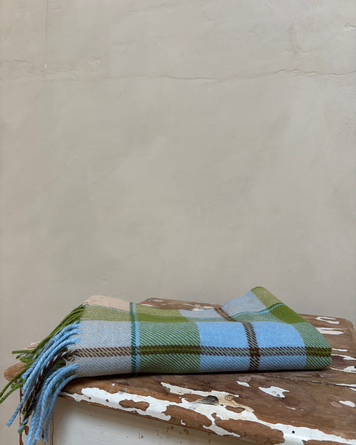 McNutt | Unisex Lambswool Scarf | Spring plaid