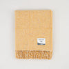 Molloy & Sons | Basket Weave Tweed Blanket | Yellow