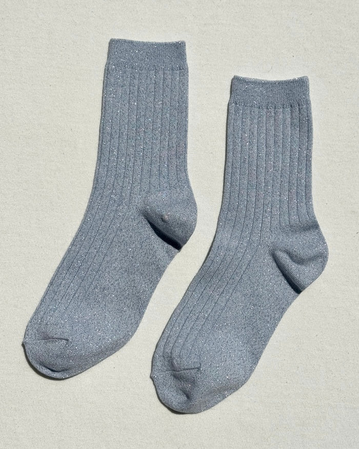 Le Bon Shoppe | Her Socks | Morning Mist Glitter