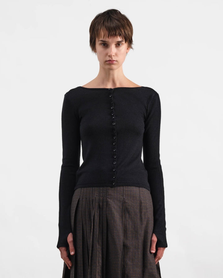 YMC | Natalie Cardigan | Black