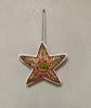 Felted Christmas decoration | Twinkle Twinkle Embroidered  Star on white