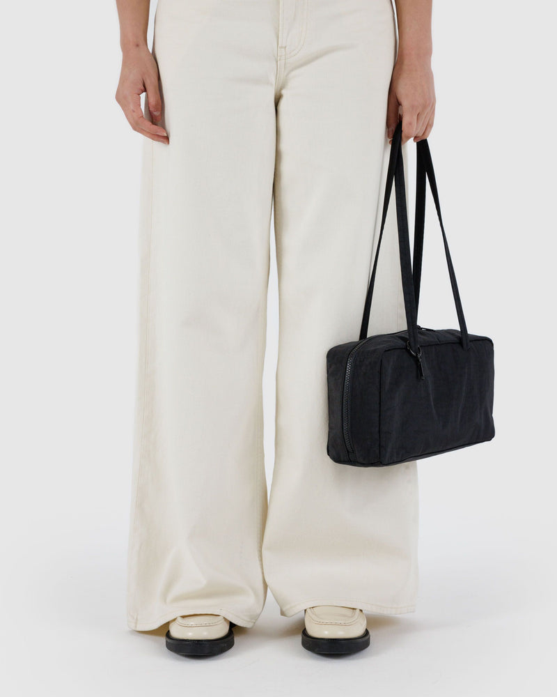 Baggu | Nylon Bowler Bag | Black