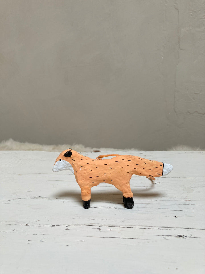 Fog Linen | Paper Mache Decoration | Fox