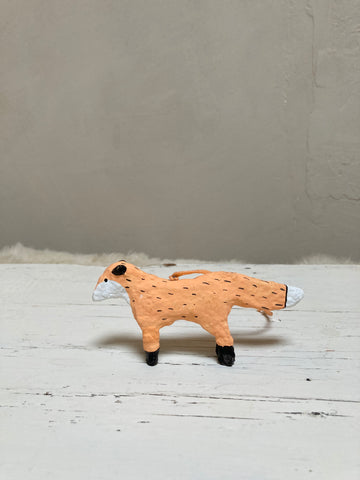 Fog Linen | Paper Mache Decoration | Fox
