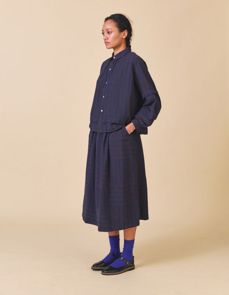 Sideline | Sky Skirt | Stripe