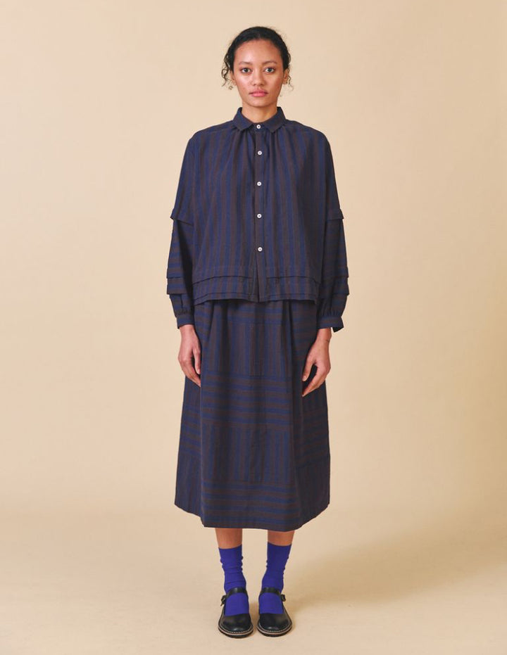 Sideline | Sky Skirt | Stripe