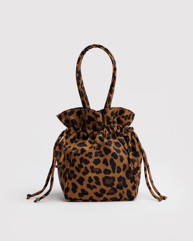Baggu | Nylon Drawstring Bag | Leopard