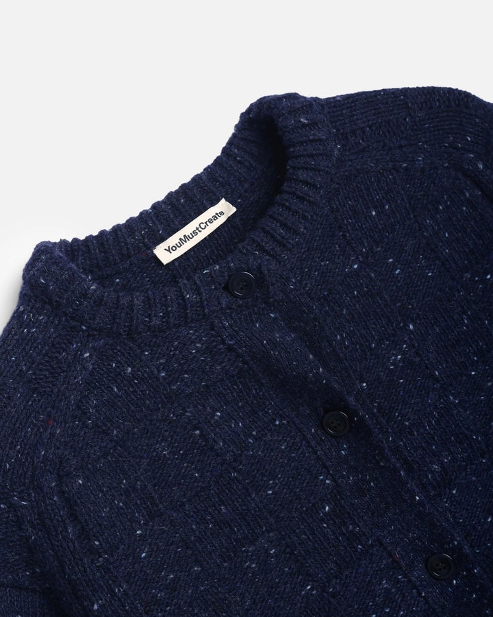 YMC | Atomic Cardigan | Navy