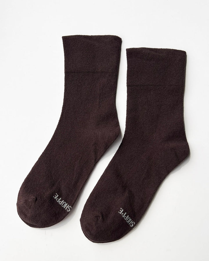 Le Bon Shoppe | Breezy Sneaker socks | Dark Cacao