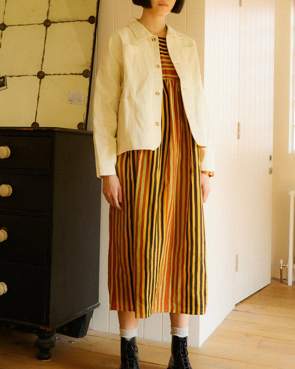 LF Markey | Carson Chore Coat | Ecru