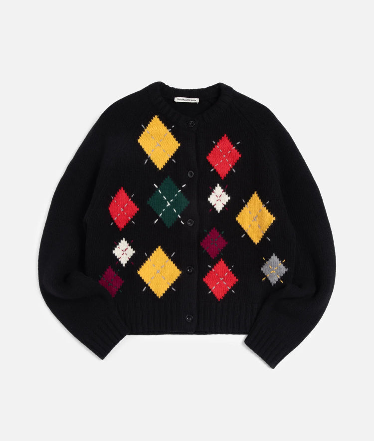 YMC | Atomic Cardigan | Black