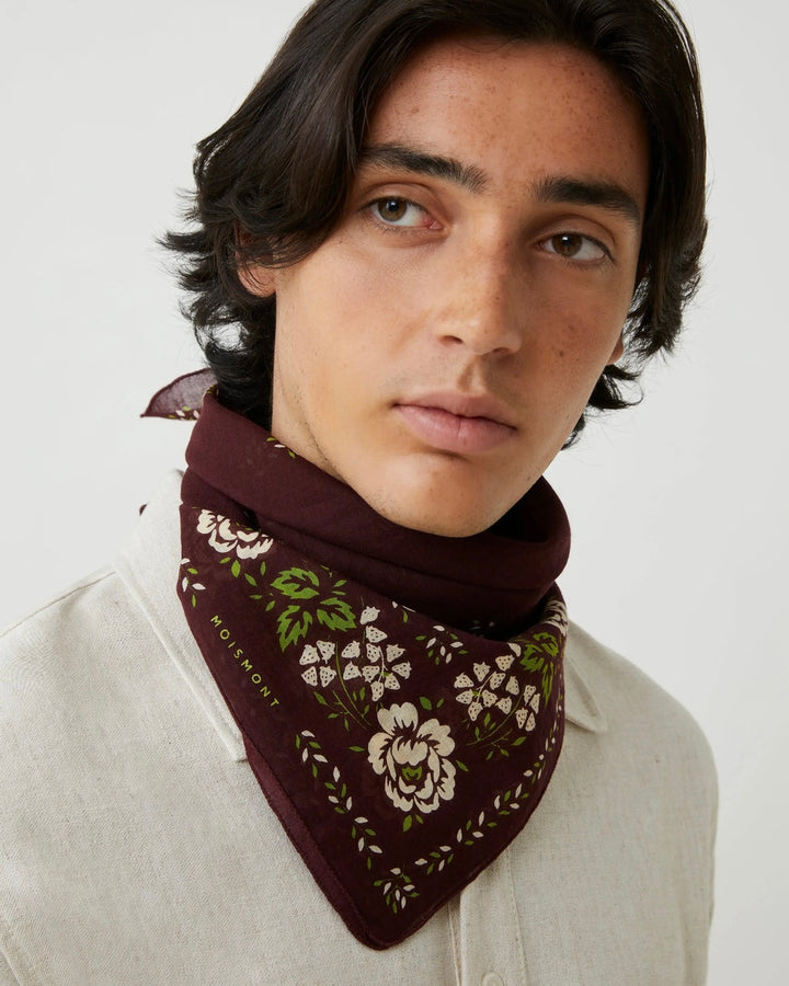 Moismont | Fichu Scarf N°652 | Garnet