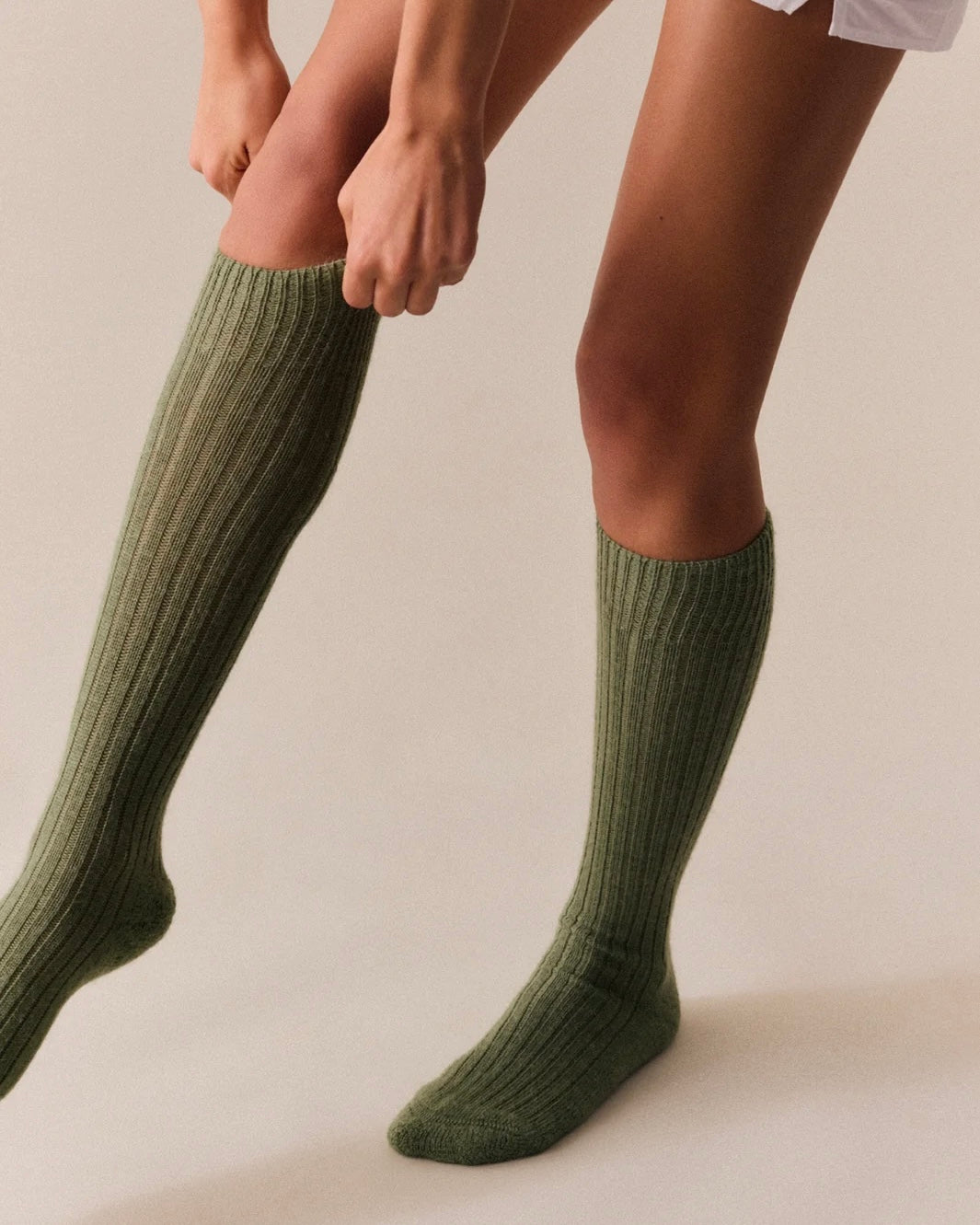 Pairs | Knee High Socks | Glen Green