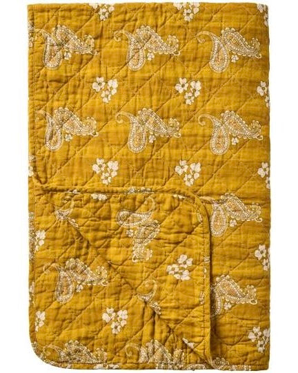 Ib Laursen | Quilt | Mustard with Paisley