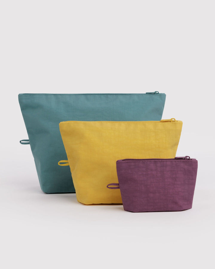 Baggu | Go Pouch Set | Jewel Mix