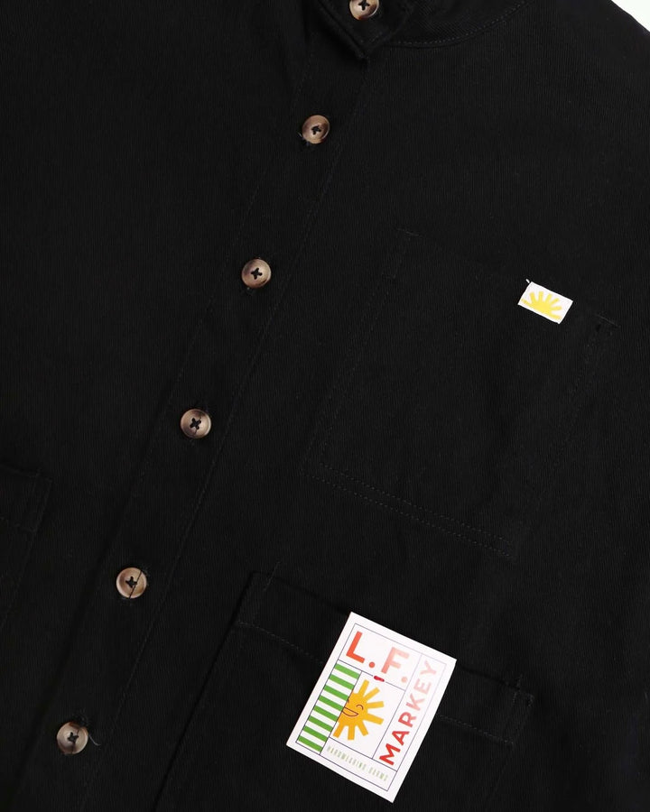 LF Markey | Wide Chore Coat | Black